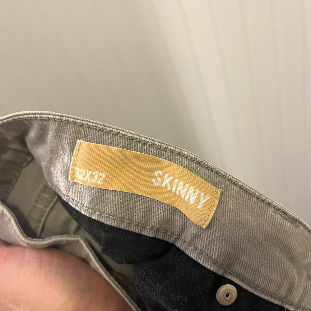 Light gray Skinny Jeans 32x32 - Picture 2 of 7